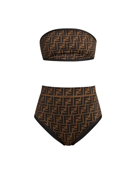 bikini fendi 2014|fendi high waisted swimsuit.